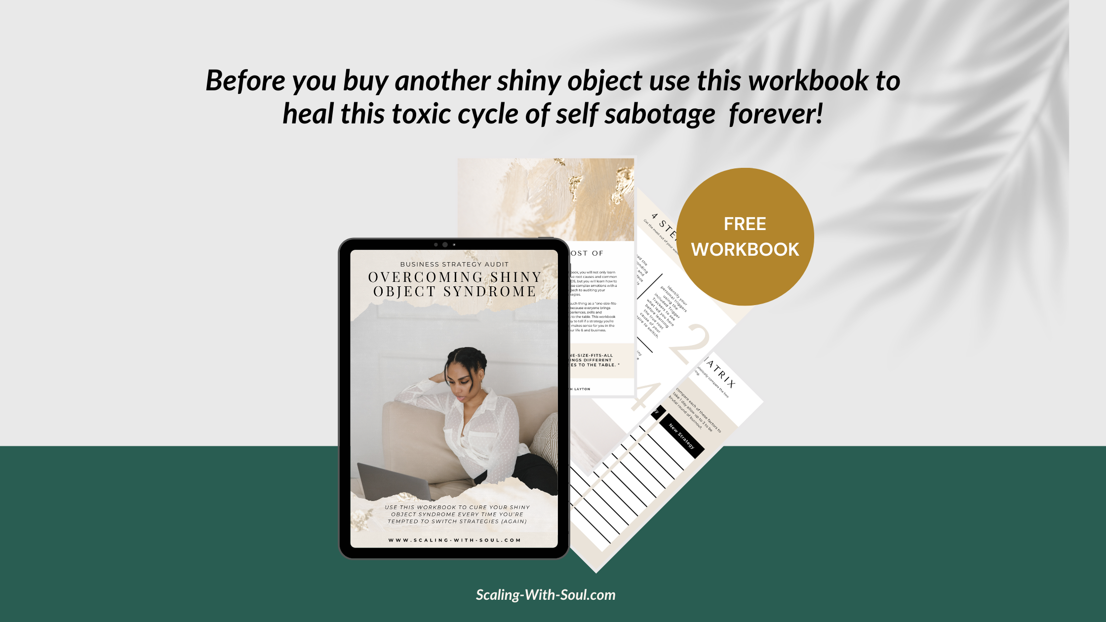 Overcome shiny object syndrome with this workbook