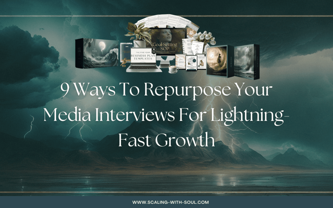 9 Ways To Repurpose Media Interviews
